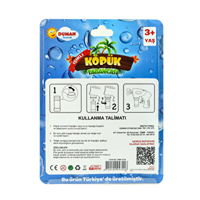 Vakumlu Işıklı Köpük Tabancası Kırmızı