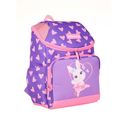 Kaukko Kids Sırt Çantası Cube Rabbit Mor Pembe
