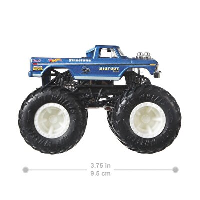Hot Wheels Monster Trucks Güçlü İkili 1:64 Arabalar Snake Bite vs Bigfoot HLT68
