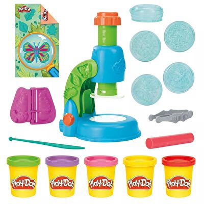 Play Doh Işıklı Mikroskop Oyun Seti