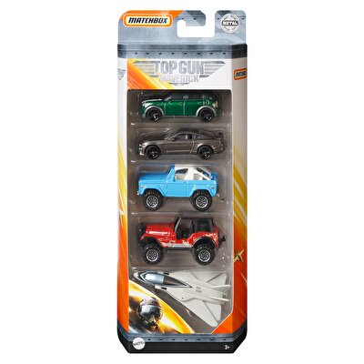 Matchbox Beşli Araba Seti Topgun Maverick I GPF95