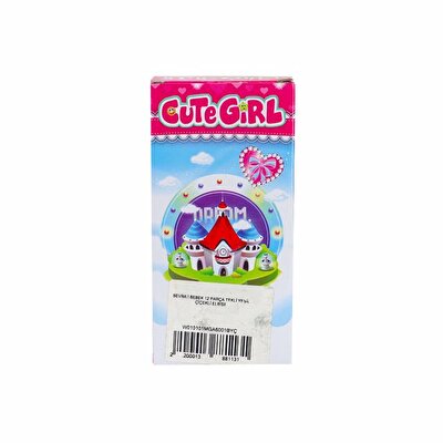 Sevimli Mini Bebek Kumral Yeşil Çiçekli Elbise