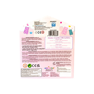 Hot Focus Fruity Lip Balm ve Lip Oil Seti