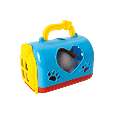 Kutulu Peluş Dinozor Mavi Kutulu