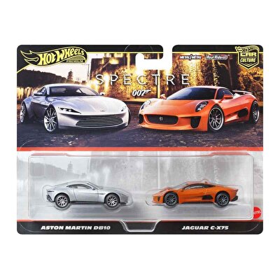 Hot Wheels 2'li̇ Premi̇um Araba Seti̇ Aston Martin DB10 ve Jaguar C-X75 JBL04