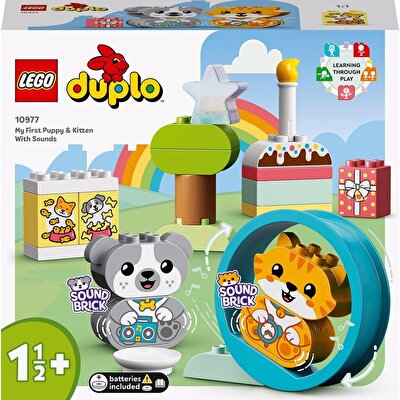 LEGO Duplo Sesli İlk Yavru Köpeğim ve Yavru Kedim 10977