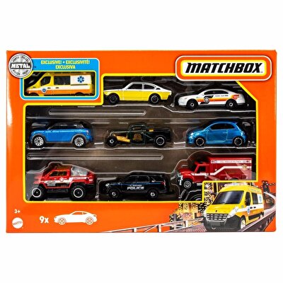 Matchbox Dokuzlu Araba Seti HFL54