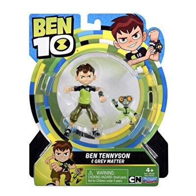 Ben 10 Aksiyon Figürler S1W8 Ben Tennyson & Grey Matter