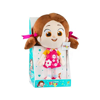 Niloya Çiçekli Müzikli Peluş Bebek 35 cm.
