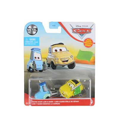 Cars 3 Tekli Karakter Araçlar Racing Start Luigi ve Guido GRR87