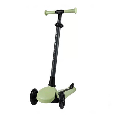 Let's Ride Two Işıklı Katlanabilir 3 Tekerlekli Scooter Yeşil