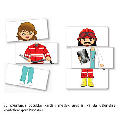 Hadi Birleştirelim Meslekler Çocuk Kutu Oyunu