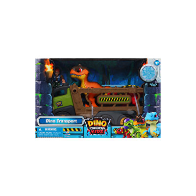 Dino Troops Kids Ankylosaurus & Megalosaurus Figür ve Taşımacı Kamyon