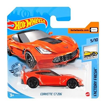Hot Wheels Tekli Araba Corvette C7 Z06 GLN66