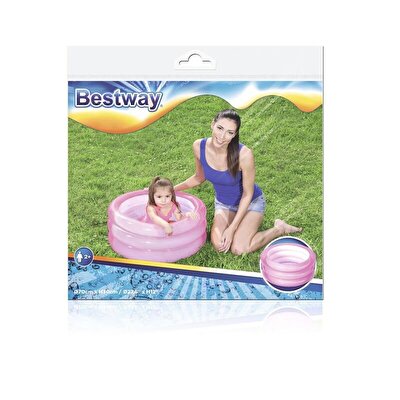 Bestway 3 Bölmeli Bebek Havuzu Pembe