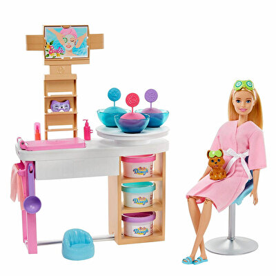 Barbie Yüz Bakımı Yapıyor Oyun Seti GJR84