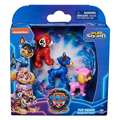 Paw Patrol Pup Squad 3'lü Mini Figür Seti