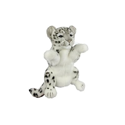 Hansa Creations Kar Leoparı El Kuklası Peluş 32 Cm
