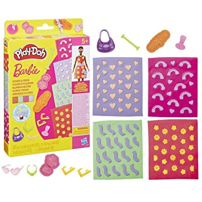 Play Doh Barbie Designer Desen Paketi Hamur Oyun Seti Flowers & Florais G1363