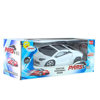 1:24 Ölçekli Uzaktan Kumandalı 2 Fonksiyonlu Beyaz Pars Lamborgini