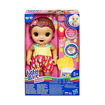 Baby Alive Lily ile Mama Eğlencesi Kumral E5842