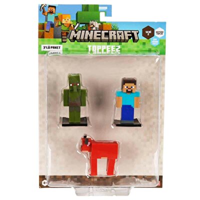 Minecraft 3D Toppeez 3'lü Figür Seti 4