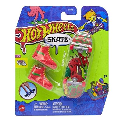 Hot Wheels Skate Parmak Kaykay ve Ayakkabı Berry Cool HVJ80