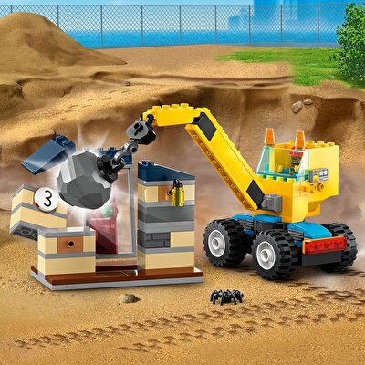LEGO City İnşaat Kamyonları ve Yıkım Gülleli Vinç 60391
