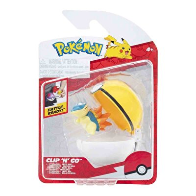 Pokemon CIip N Go Figür S2 Cyndaquil ve Level Ball