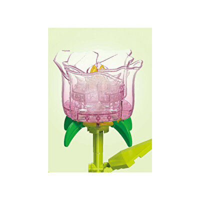 Mega Kri̇stal Çi̇çekler Yapı Blokları Gül