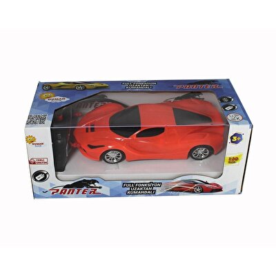 1:20 Ölçekli Full Fonksyon Pilli Panter Kumandalı Araba Turuncu