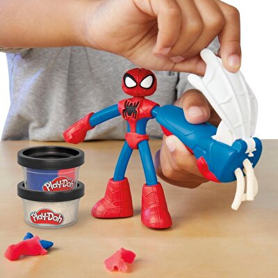 Play Doh Marvel Figürü ve Oyun Hamuru Seti Spider Man G0058