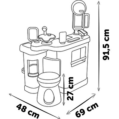 Smoby Berber Dükkanı Oyun Seti
