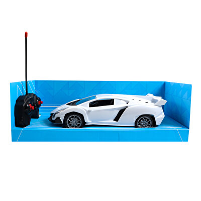 1:16 Ölçekli Uzaktan Kumandalı Şarjlı Ferrari Beyaz