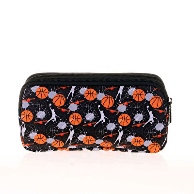 Kaukko Kids&Love 3 Bölmeli New Basketball Kalem Çantası
