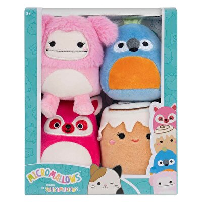 Squishmallows Micromallows 4’lü Peluş Seti