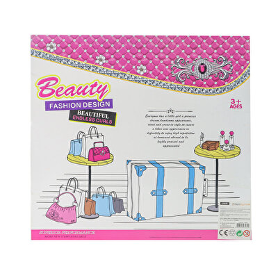 Koyu Pembe Puantiyeli Doll Bebek 856A3