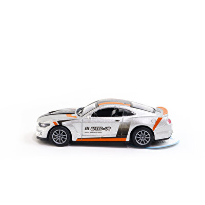 1:36 Ölçekli Die-Cast Speed Up Gri Spor Araba