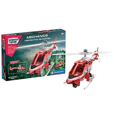 Clementoni Bilim ve Oyun: Mechanics Firefighting Helikopter