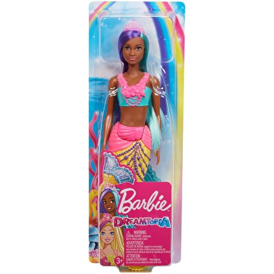 Barbie Dreamtopia Denizkızı Bebekler Mavi Mor Saçlı GJK10