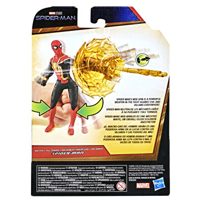 Spiderman 15 cm Deluxe Web Spin Spiderman Figür F1917