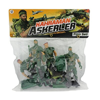 Kahraman Askerler Poşette Figür Set