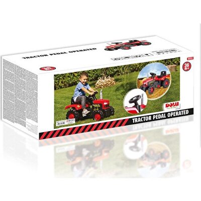 Dolu Pedallı Traktör Kırmızı