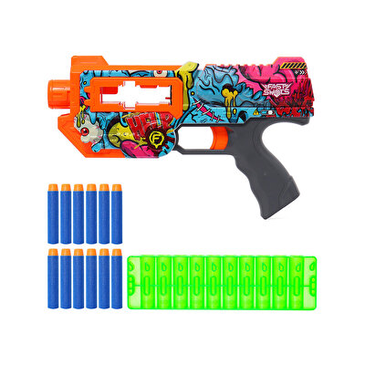 Fast Shots 12'li Dart Atan Desenli Tabanca