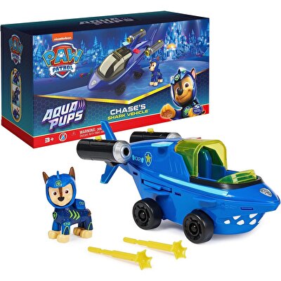 Paw Patrol Aqua Temalı Araçlar Chase's Shark Vehicle