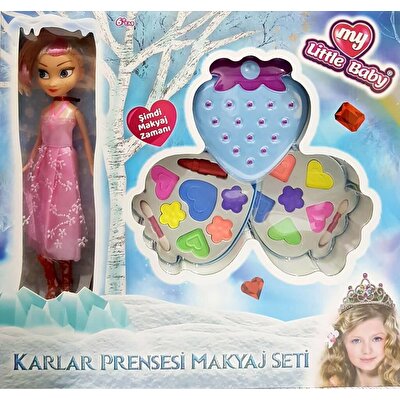 Prenses Bebekli İkili Kutulu Makyaj Seti
