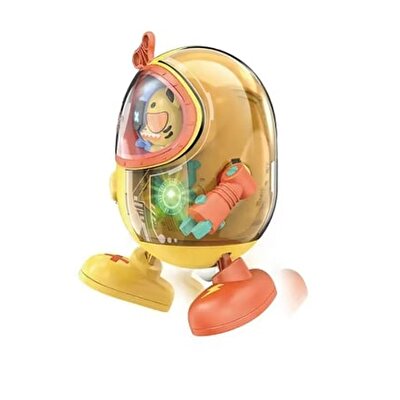 Işıklı Müzikli Robot Kedi T-1A Turuncu