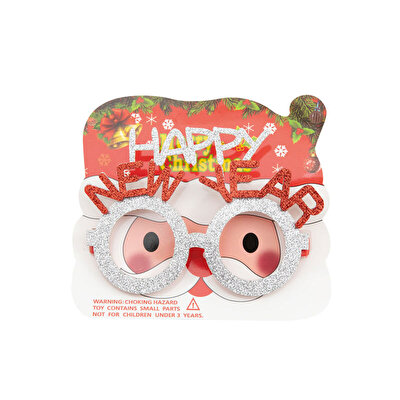 Yılbaşı Konsept New Year Yazılı Gözlük