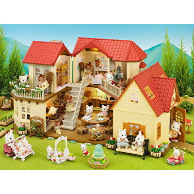 Sylvanian Families Kırmızı Çatılı Işıklı Şehir Evi 5302