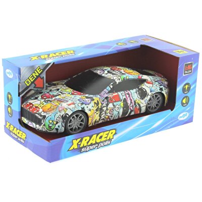 Sürtmeli Sesli ve Işıklı Yarış Arabası JA003